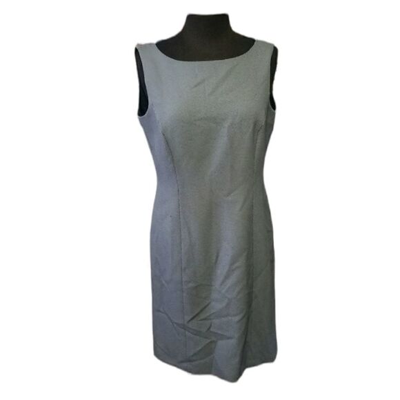 TAHARI Black and White Sleeveless Dress size 10 - Picture 1 of 11